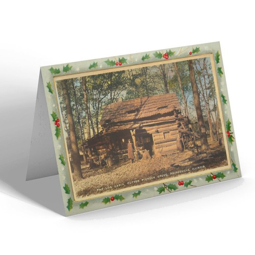 Xmas notelet vintage - xmas,