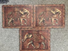 Set of 3 Vintage Elephant