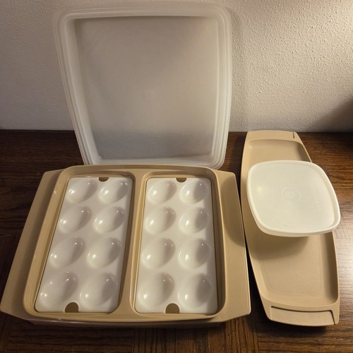 Vintage tupperware deviled egg - tupperware,