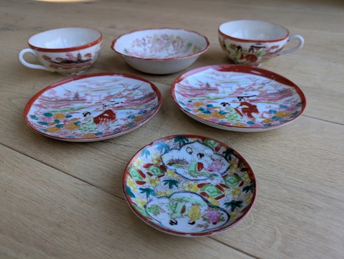 Japanese kutani hand painted - japanese,