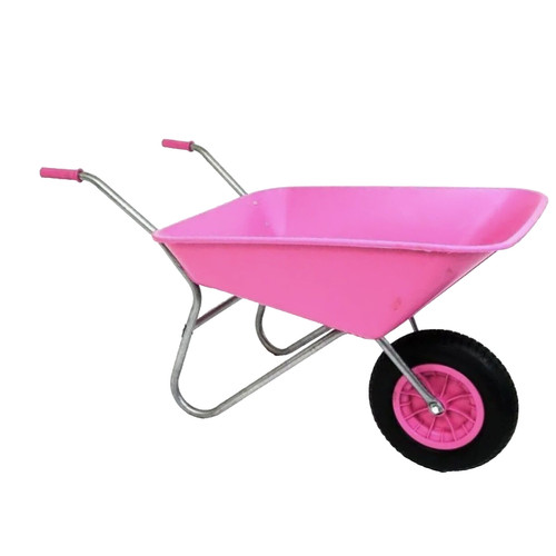 Pink wheelbarrow 85l with - pink,