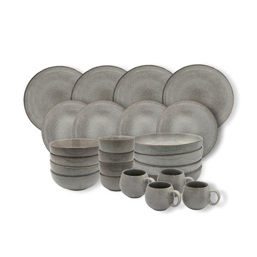Stoneware dinner set - stoneware, nordic