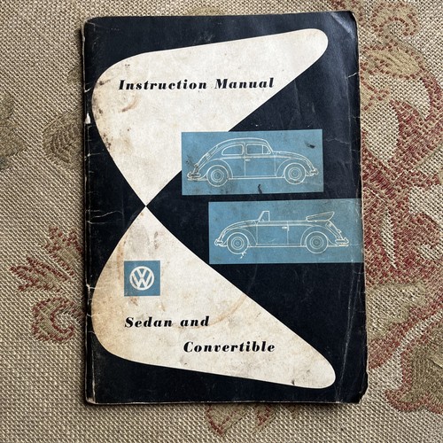 Vintage classic instruction - vw,