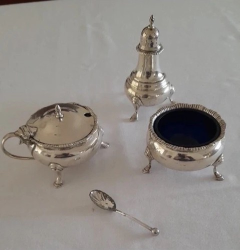 Sterling silver three - , piece
