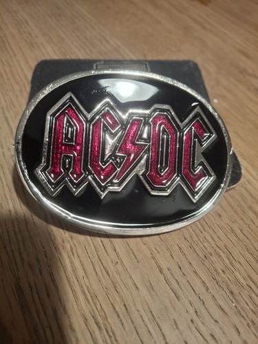 Acdc rock band belt buckle - rock,