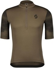 SCOTT Gravel 10 Short Sleeve Mens Cycling Jersey - Brown (Medium) 