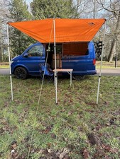 Campervan Caravan Awning sun canopy by WILD EARTH DELUX SET 2.4mx3m BURNT ORANGE