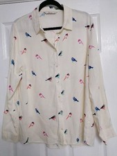 TU LADIES SZ16 CREAM BIRD