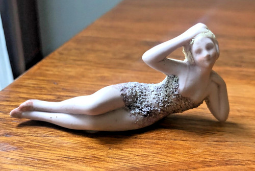 Antique 1920s bisque art deco - antique,