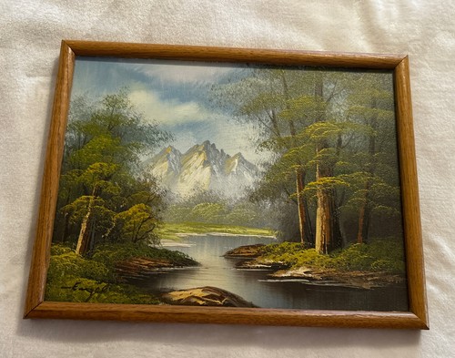 Vintage original oil painting - vintage,