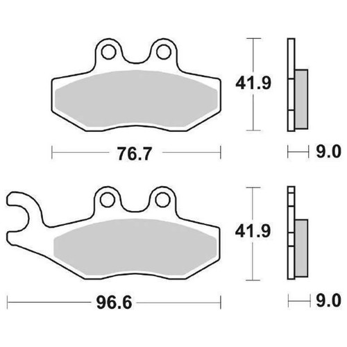 Brake pads sbs - pads,