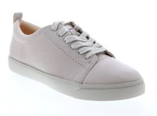 Clarks Glove Echo 26129202 Gray Leather Casual Lifestyle Shoes Womens 10 NEW