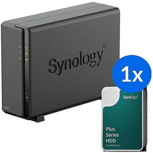 Synology ds124 bay nas - ds124, 1-bay