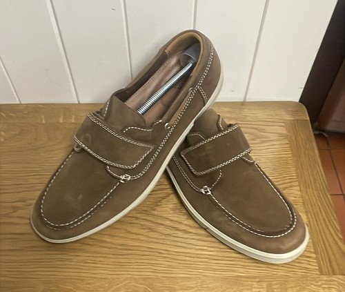 Mens hotter brown suede slip - mens,