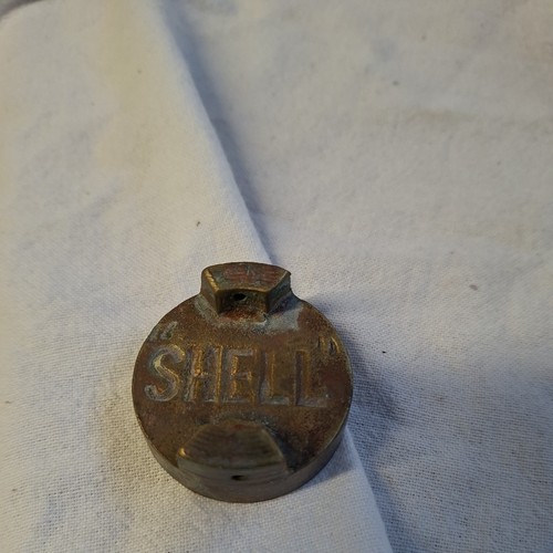 Shell two gallon petrol oil - shell,