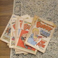 Buddy comics x 27 - Issues  Rarer including no.1 17...1981  9...1982 1...1983