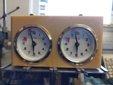 BHB German Mechanical Analog Chess Clock Vintage, Tested Working No Batteries