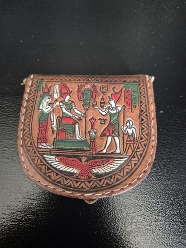 Vintage hand tooled leather - vintage,