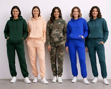 Womens Ladies Tracksuit Fleece