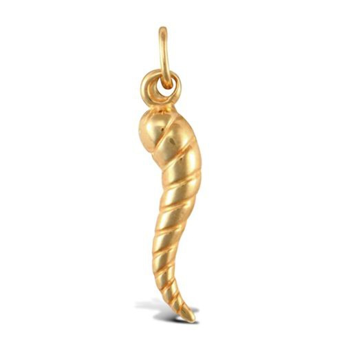 9ct yellow gold horn life - 9ct, of