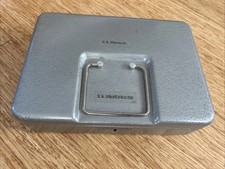 Vintage grey metal cash - grey,