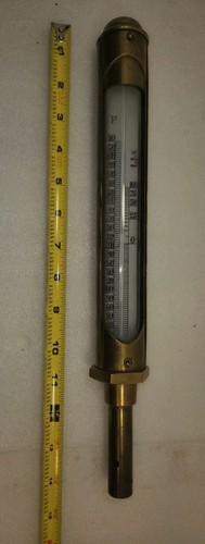 Steam boiler temperature gauge - steam,