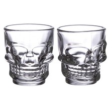 Skull Shot Glasses, 60ml x 2