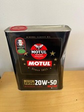 Motul Classic 20w-50 20w50 Mid Detergent Mineral Car Engine Oil - 2 Litres 2L
