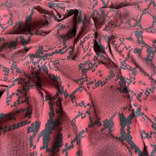 Snake Print Jersey Fabric