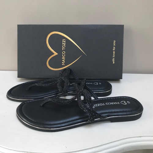 Marco tozzi metallic black - tozzi,