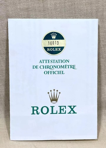 Rolex certificate caseback - rolex,
