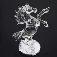 Clear Crystal Horse Ornament