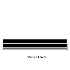 Racing car bonnet hood sticker - racing,