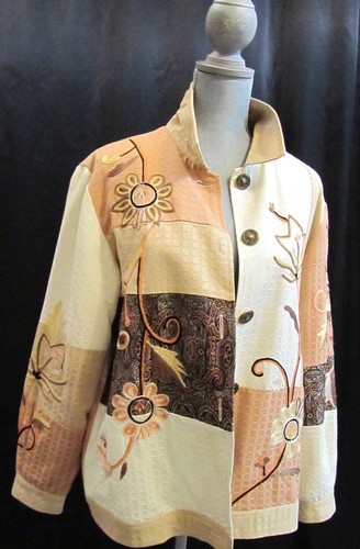 Indigo moon embroidered qvc - indigo,