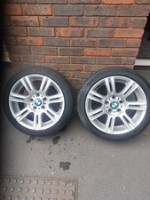 BMW 4 Genuine 17 INCH 4 series alloys Wheels + 4 Tyres 4 mm