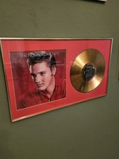 Elvis Presley Gold Plated Number One Hits Record