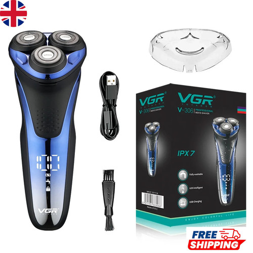 Electric shaver wet - dry, rotary