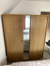 Mid Century Vintage Retro STAG C Double Oak Wardrobe