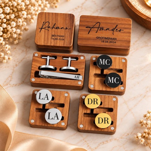 Personalized cufflinks tie - personalized,