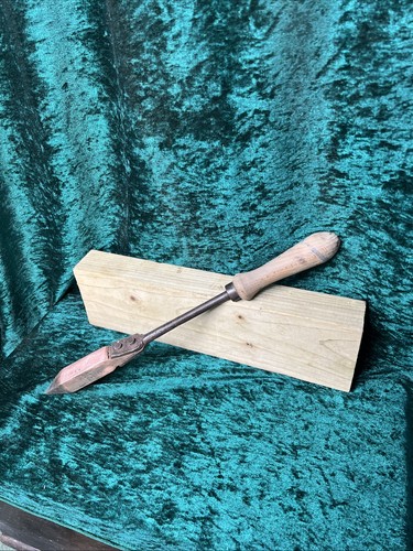 Vintage lead soldiering tool - soldiering,