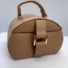 Marks & Spencer M&S Small Leather Style Travel Jewellery Box Case Organiser