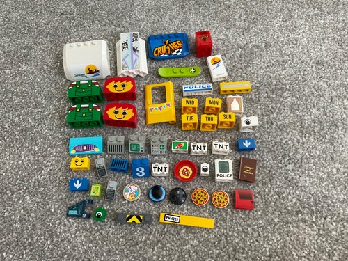 Lego assorted printed tiles - assorted,