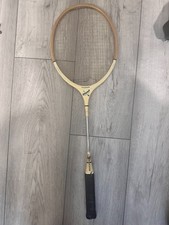 Slazenger Silver Shaft Badminton Racket – Vintage – Damaged Strings – Retro