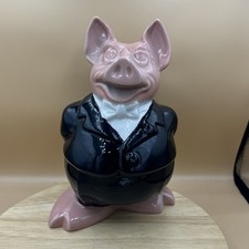 Vintage Nat West Pig Piggy Bank Sir Nathaniel by Wade -unfinished Rare Variant