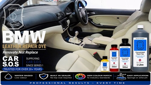 Bmw leather seat - seat, dye