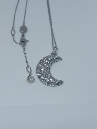 Swarovski moon pendant - pendant, in