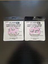 Children's Face Masks Unicorn X 6 Washable 2 packs of 3