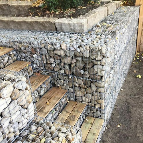 Galvanized steel gabion stone - galvanized,