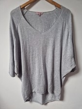 Phase Eight Wool Blend Batwing Oversized Relaxed Fit Jumper Top Size M