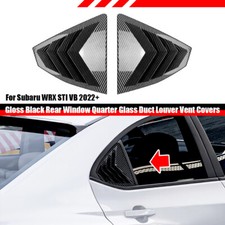 Carbon Look Rear Side Window